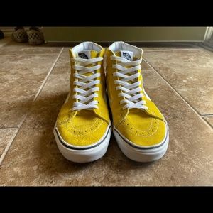 Vans Yellow Sk8-Hi Shoes
